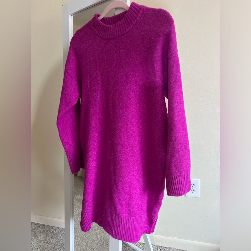 ZARA Pink Sweater dress